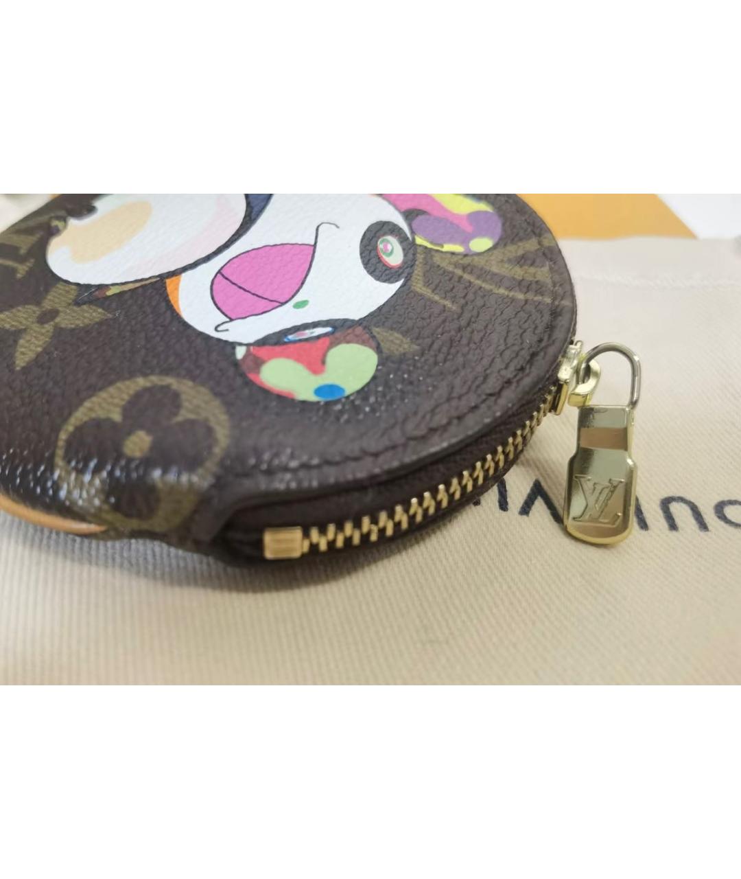 LOUIS VUITTON Коричневый кошелек, фото 6