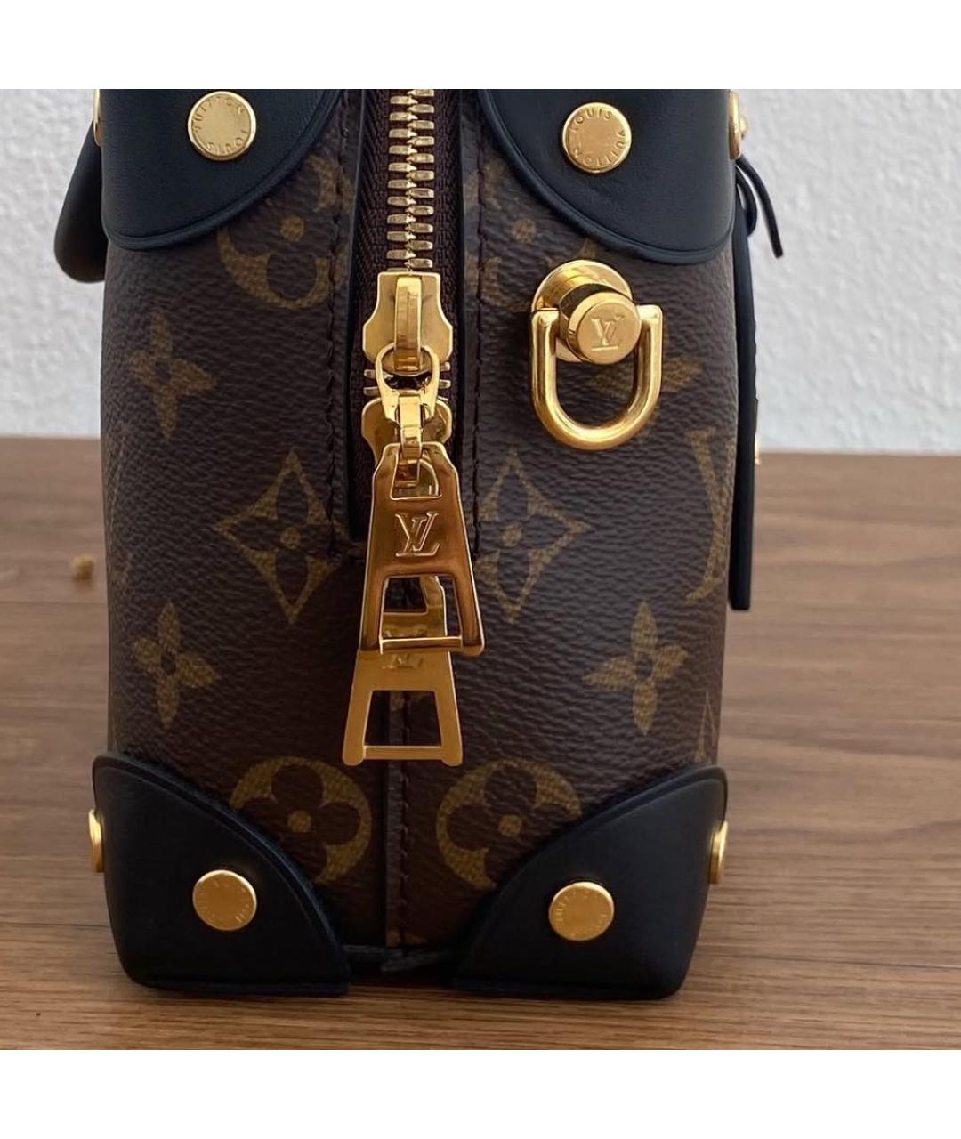 LOUIS VUITTON Коричневая сумка через плечо, фото 4