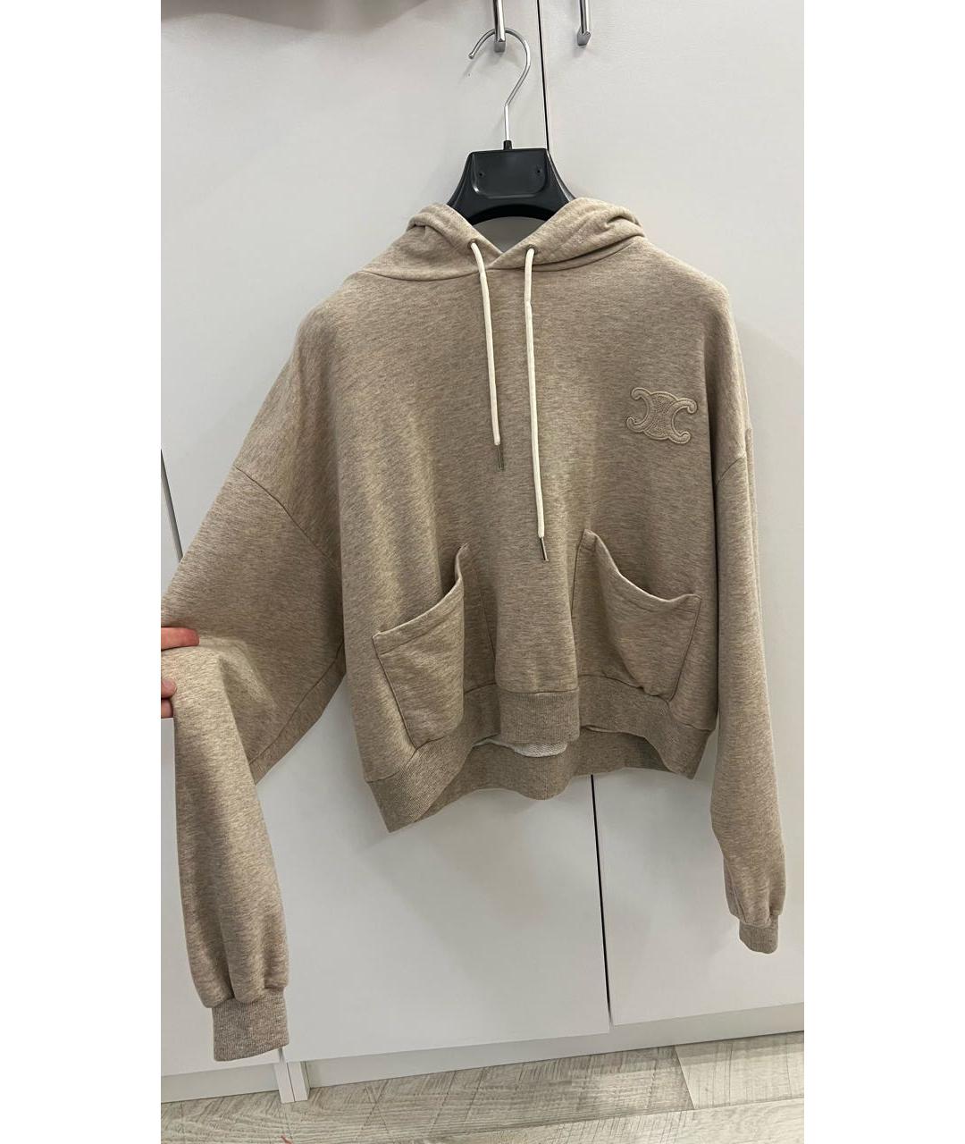 CELINE Бежевый хлопковый костюм с брюками, фото 5