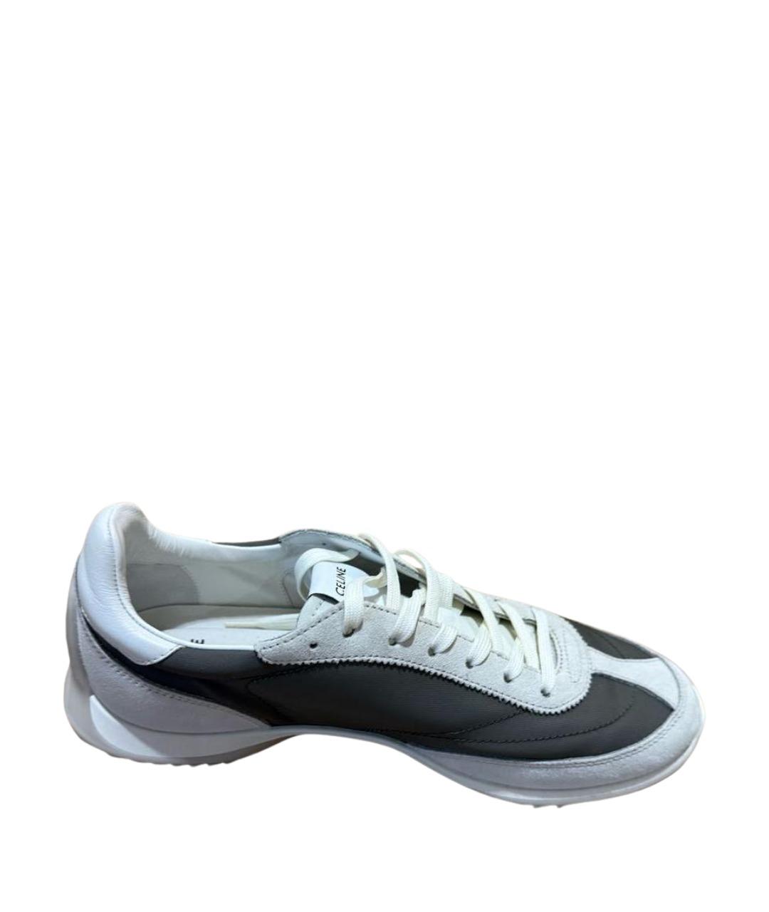 CELINE Бежевые текстильные кроссовки, фото 1