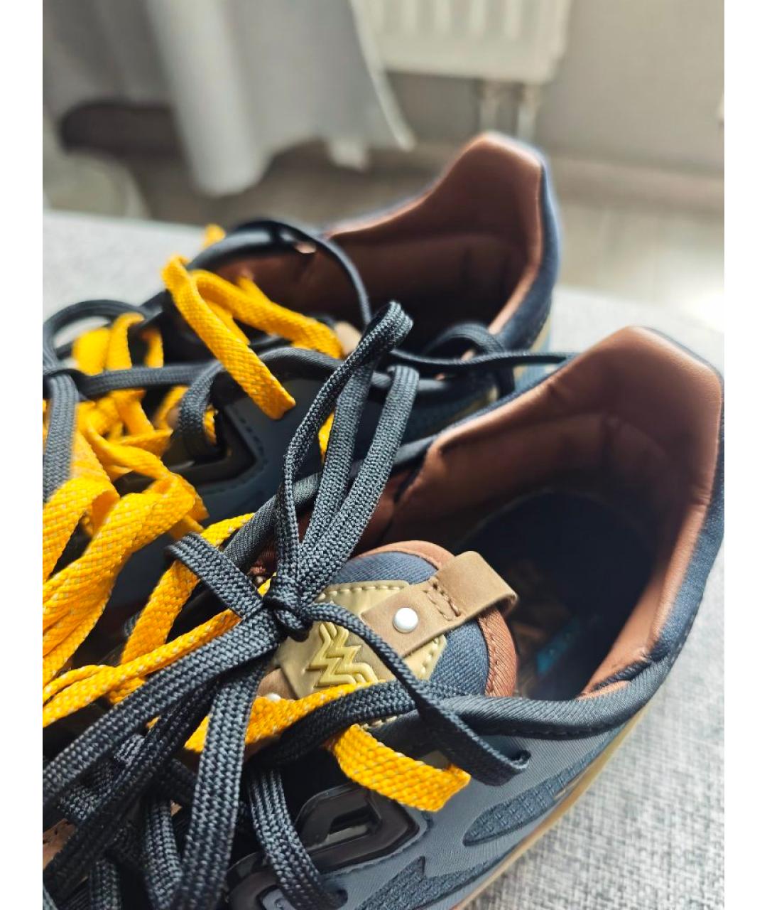 REEBOK Коричневые кроссовки из искусственной кожи, фото 6