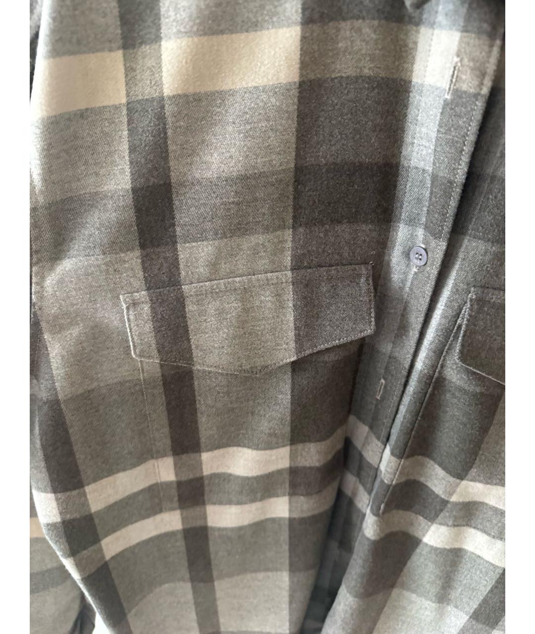 TOTEME Серая полиэстеровая рубашка, фото 4