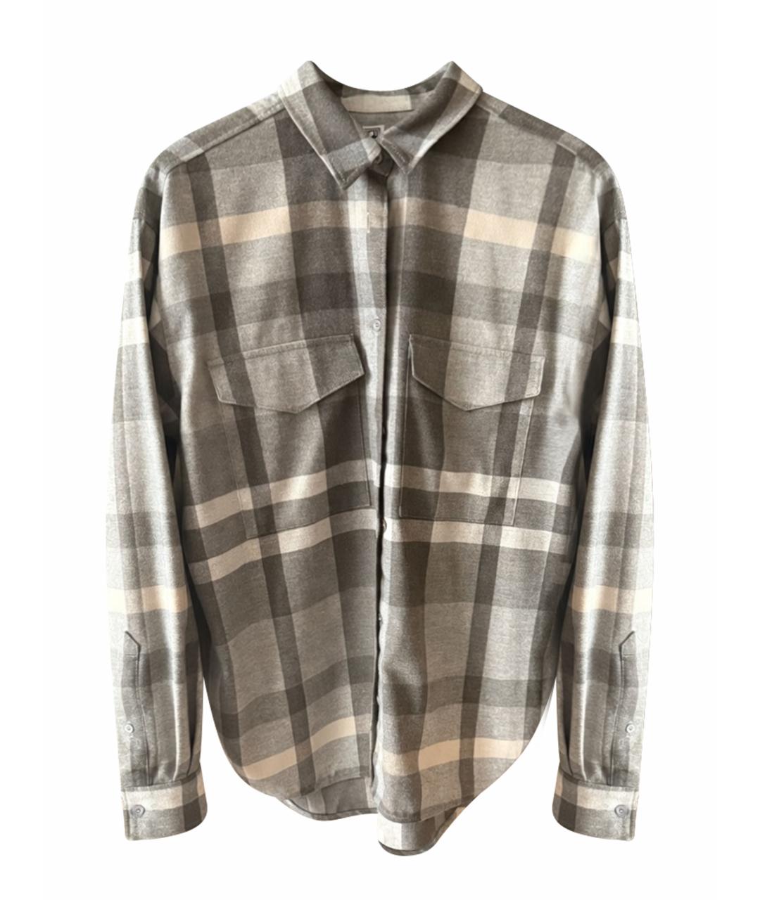 TOTEME Серая полиэстеровая рубашка, фото 1