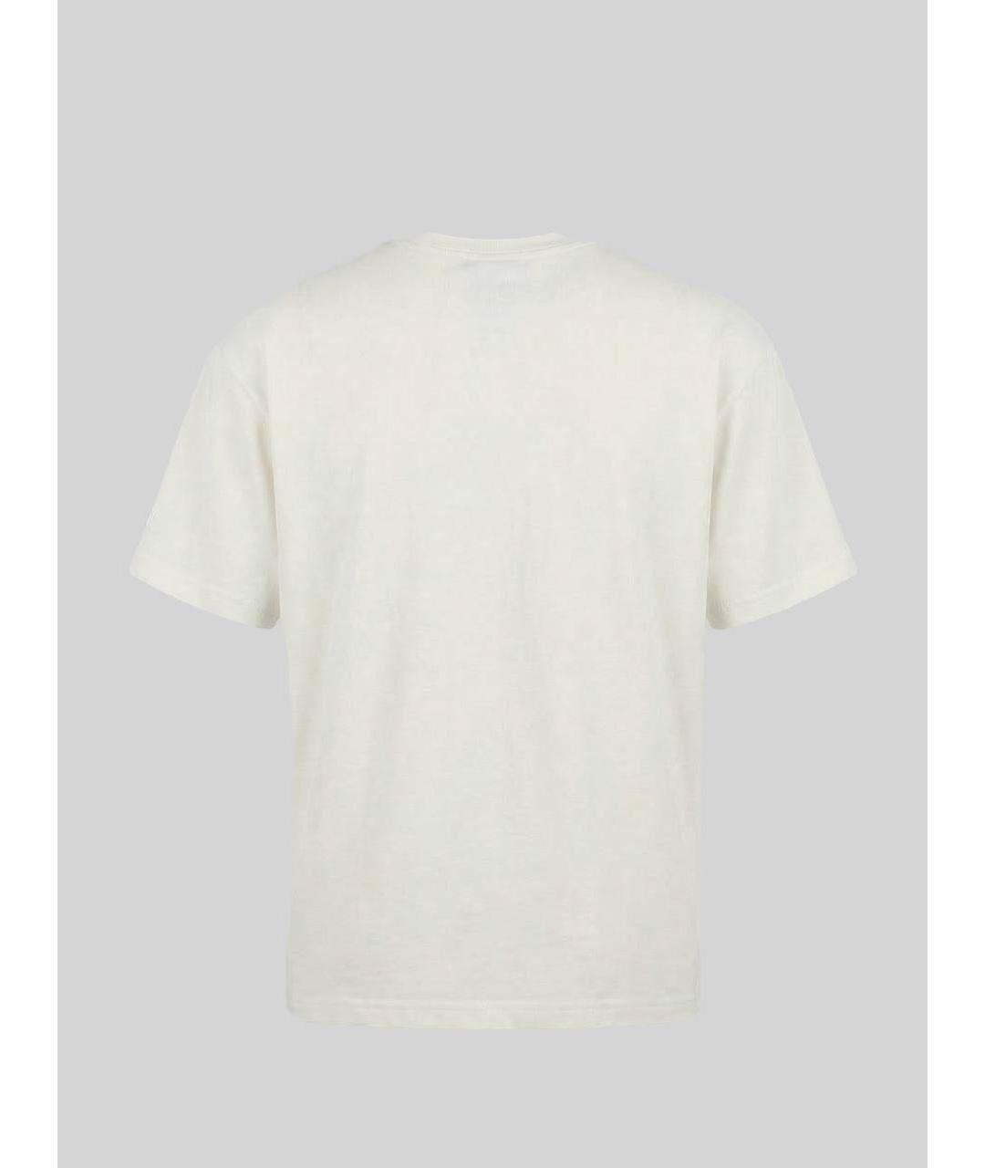 RHUDE Белая хлопковая футболка, фото 2