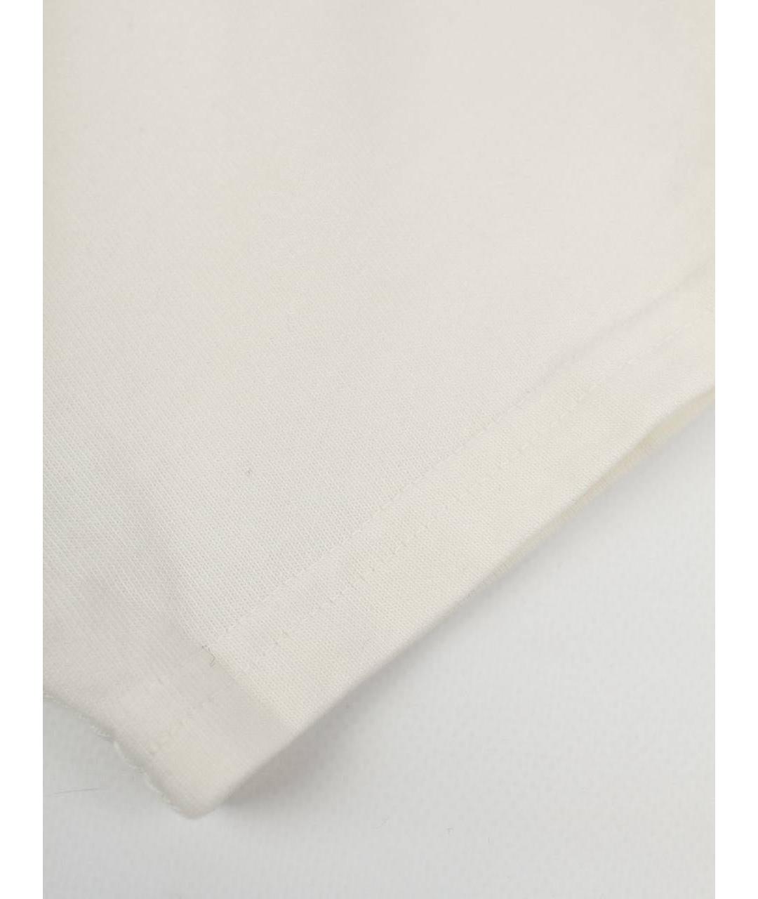 RHUDE Белая хлопковая футболка, фото 8