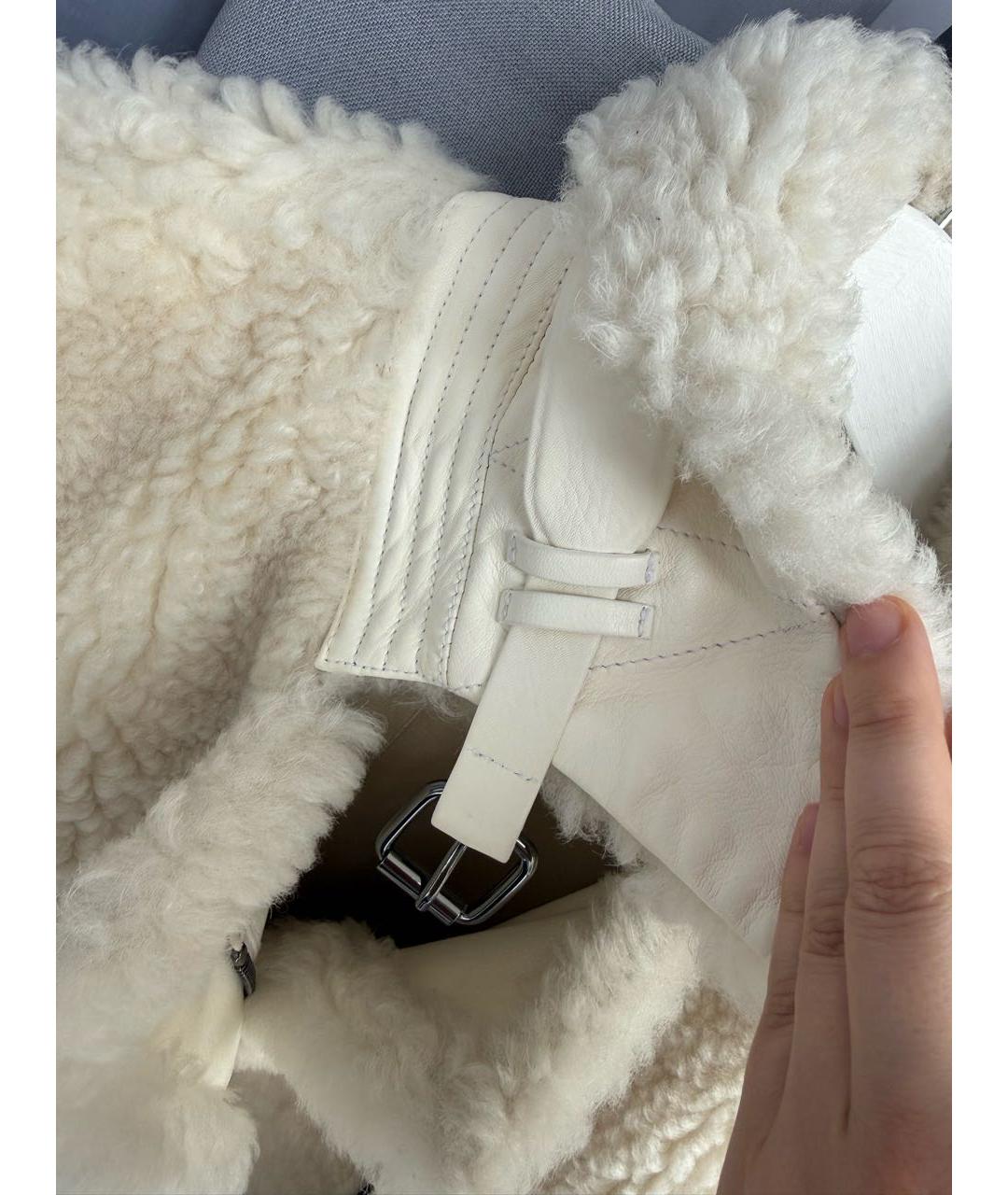 TOM FORD Белая шерстяная дубленка, фото 8