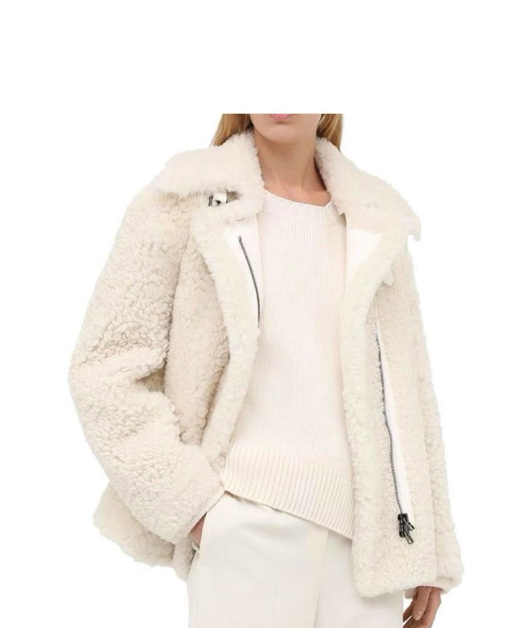 TOM FORD Белая шерстяная дубленка, фото 6