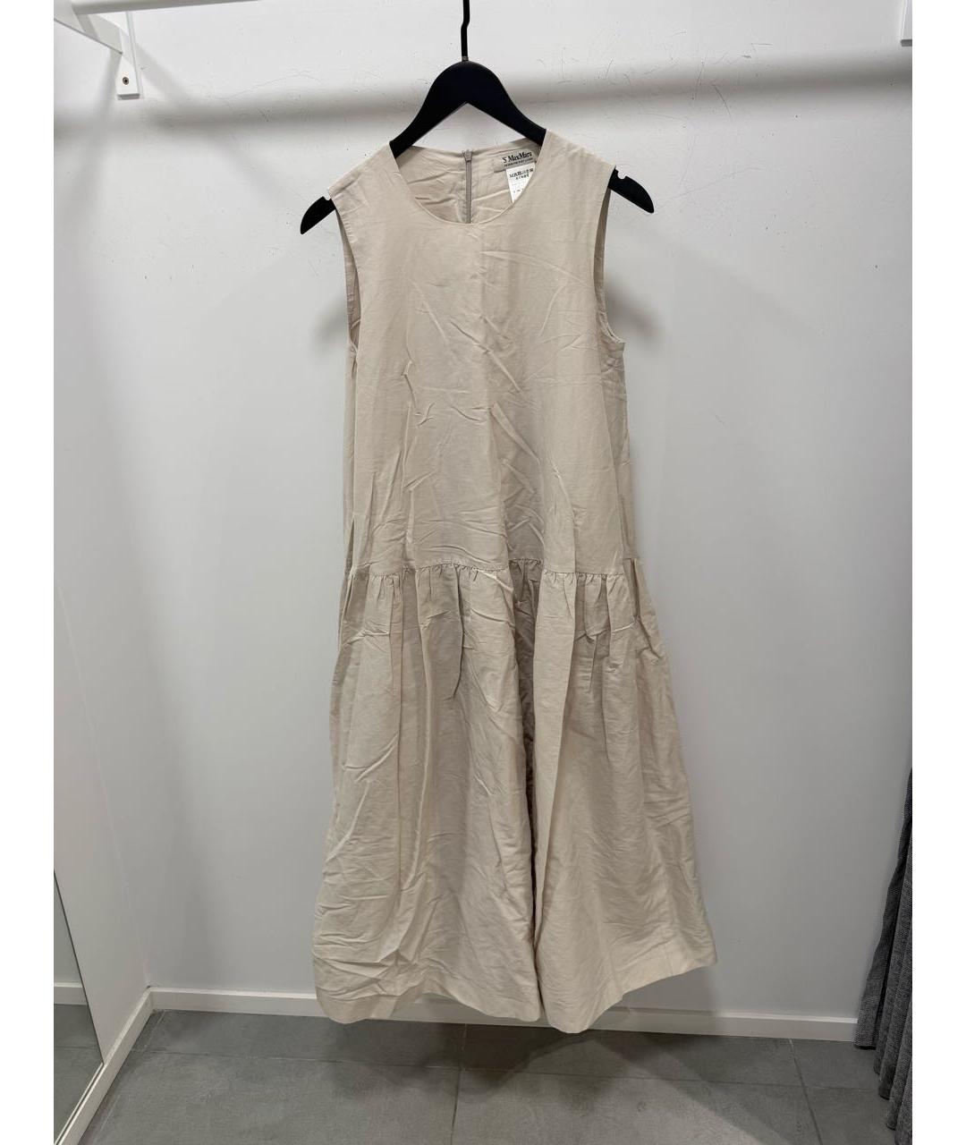 'S MAX MARA Бежевый сарафан, фото 8
