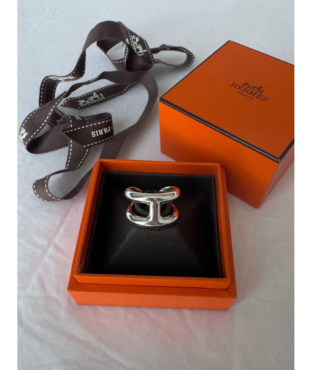 HERMES Серебряное серебряное кольцо, фото 4