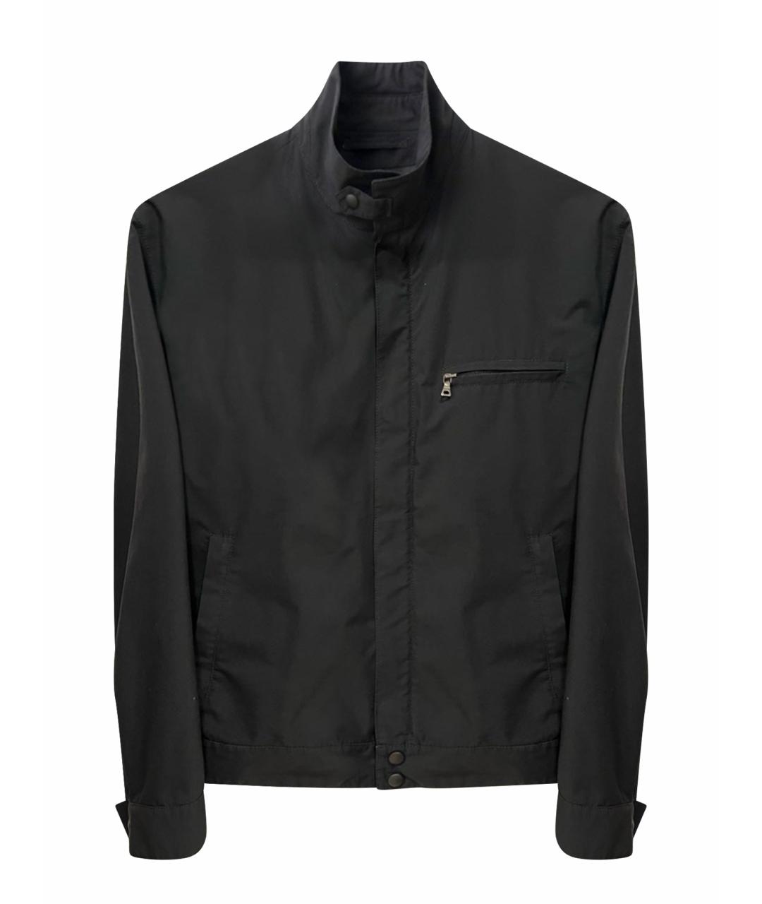 PRADA Черная полиэстеровая куртка, фото 1