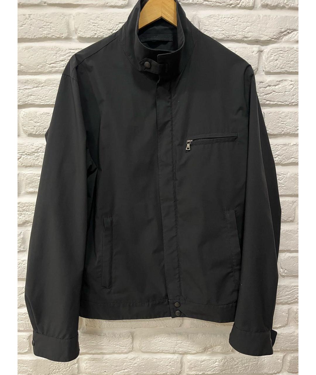 PRADA Черная полиэстеровая куртка, фото 9