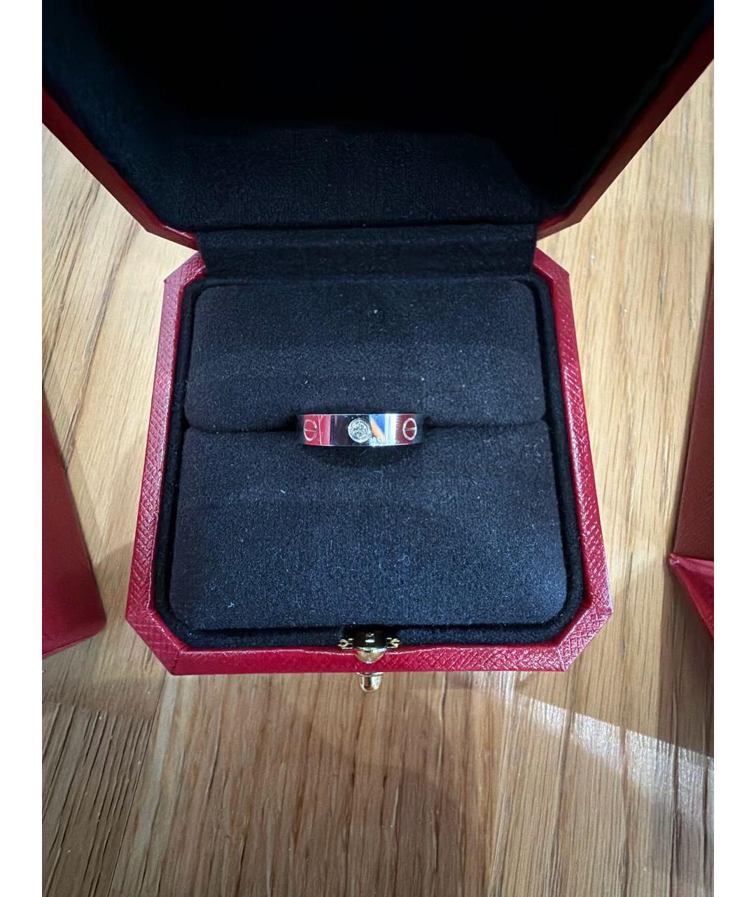 CARTIER Серебряное кольцо из белого золота, фото 2