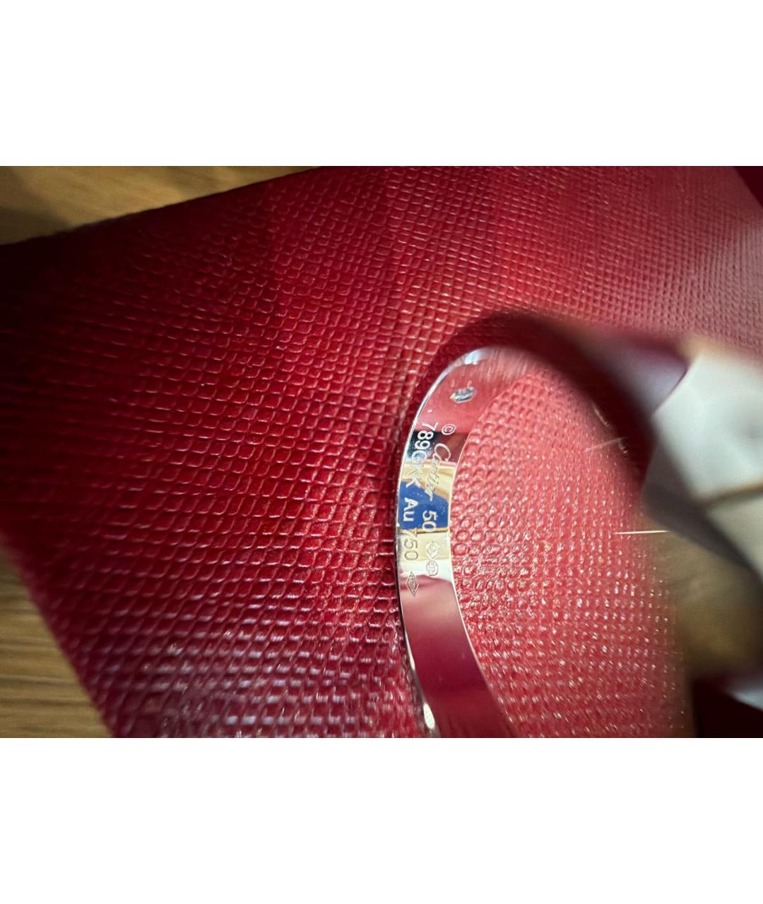 CARTIER Серебряное кольцо из белого золота, фото 4