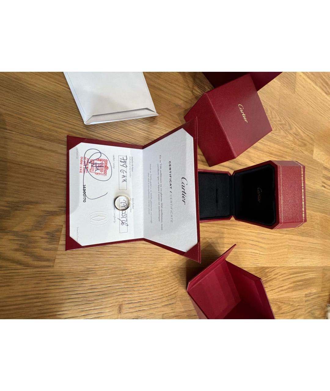 CARTIER Серебряное кольцо из белого золота, фото 3