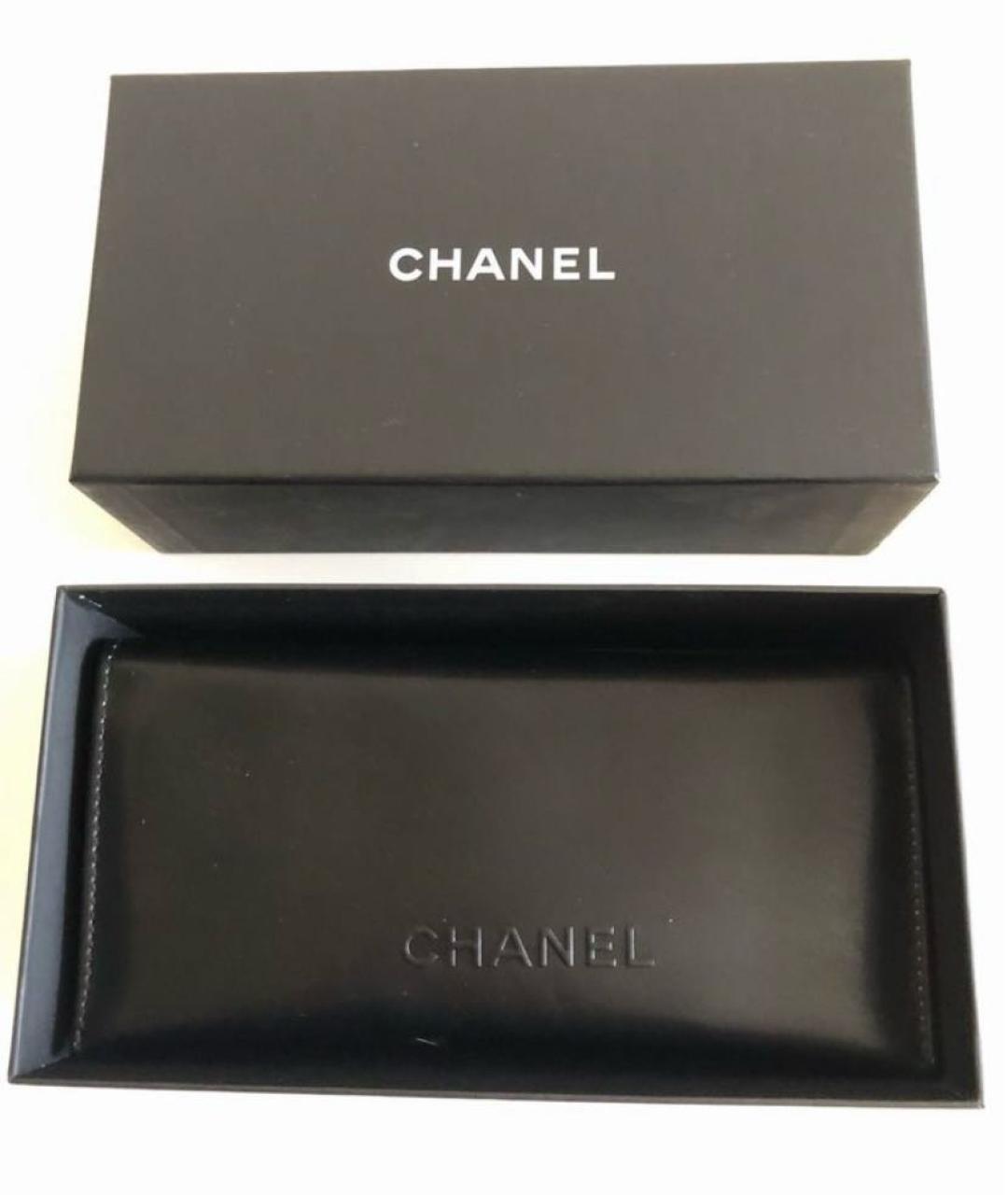 CHANEL Черные металлические солнцезащитные очки, фото 4