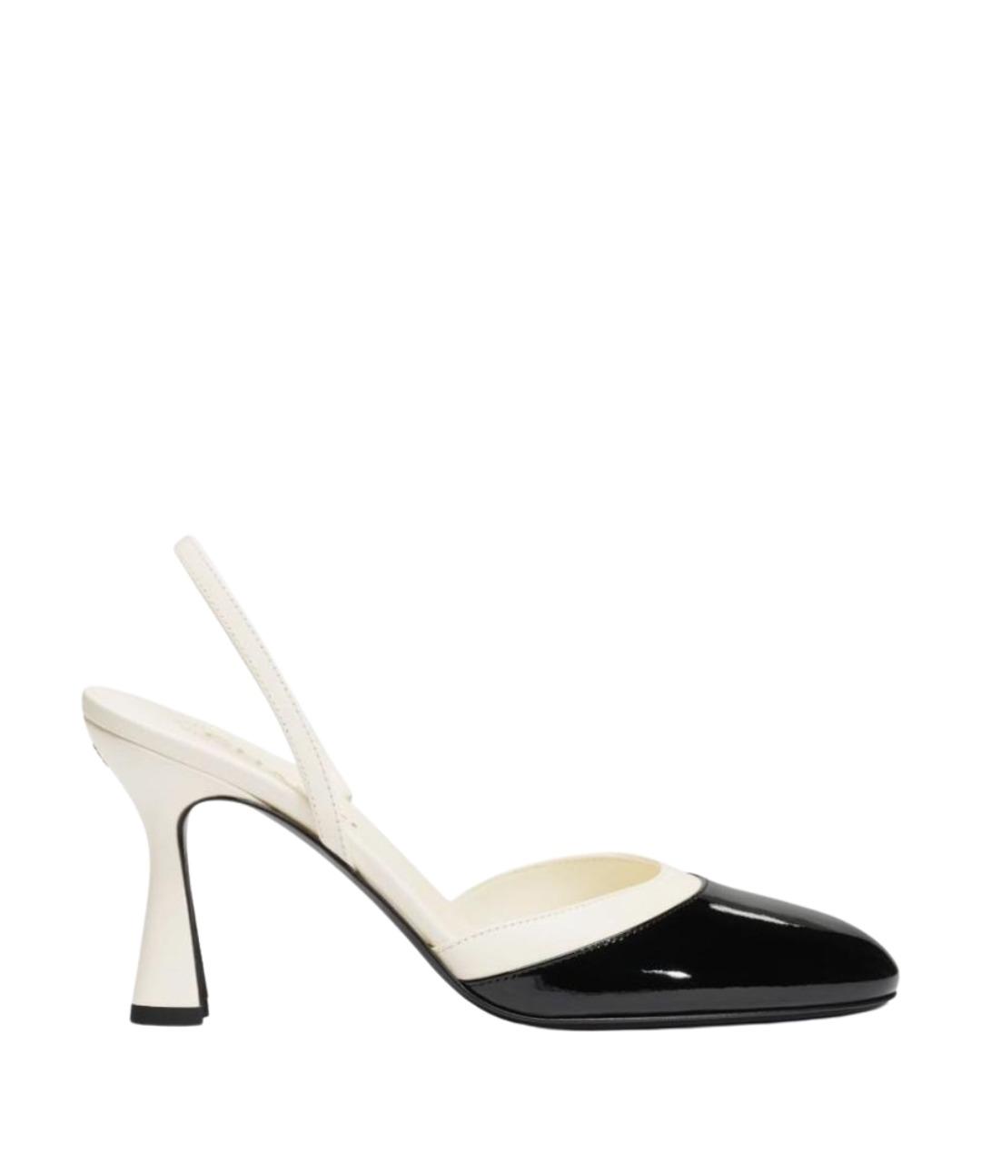 CHANEL Черные туфли из лакированной кожи, фото 1