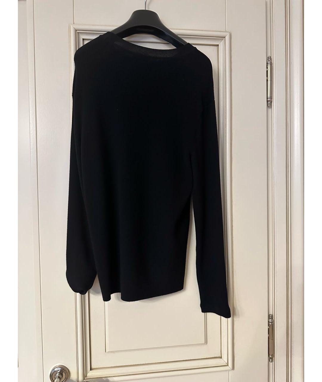 KENZO Черный вискозный джемпер / свитер, фото 2