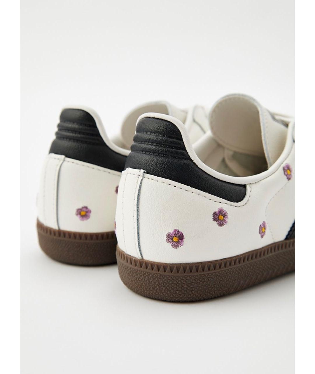 ADIDAS Белые кожаные кеды, фото 3