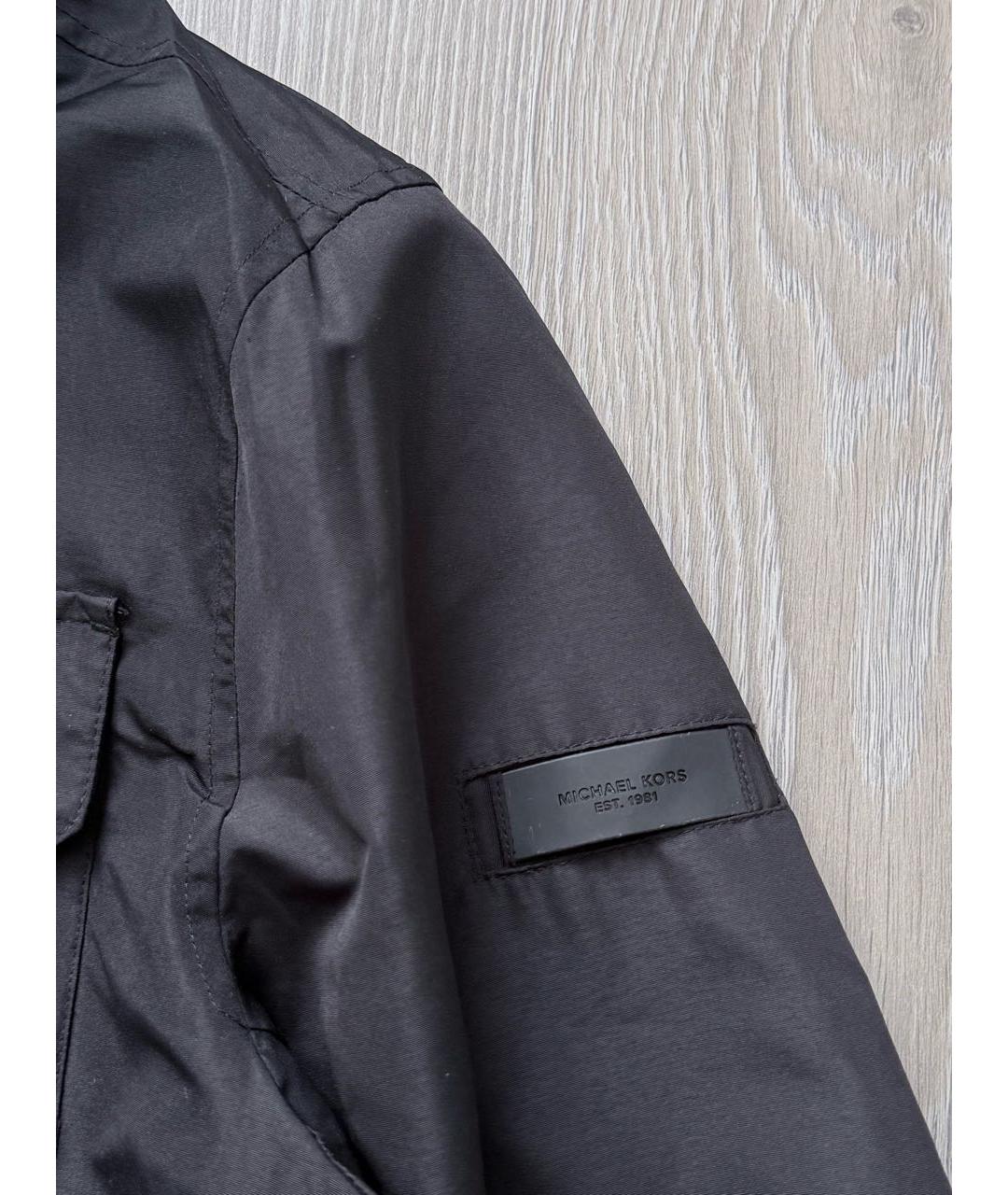 MICHAEL KORS Черная полиэстеровая куртка, фото 3
