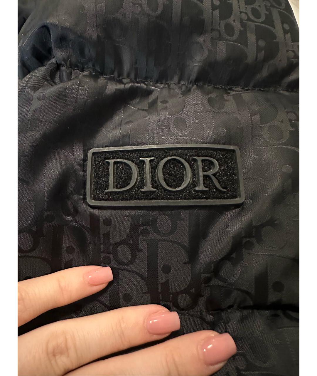 CHRISTIAN DIOR Черная полиамидовая куртка, фото 5