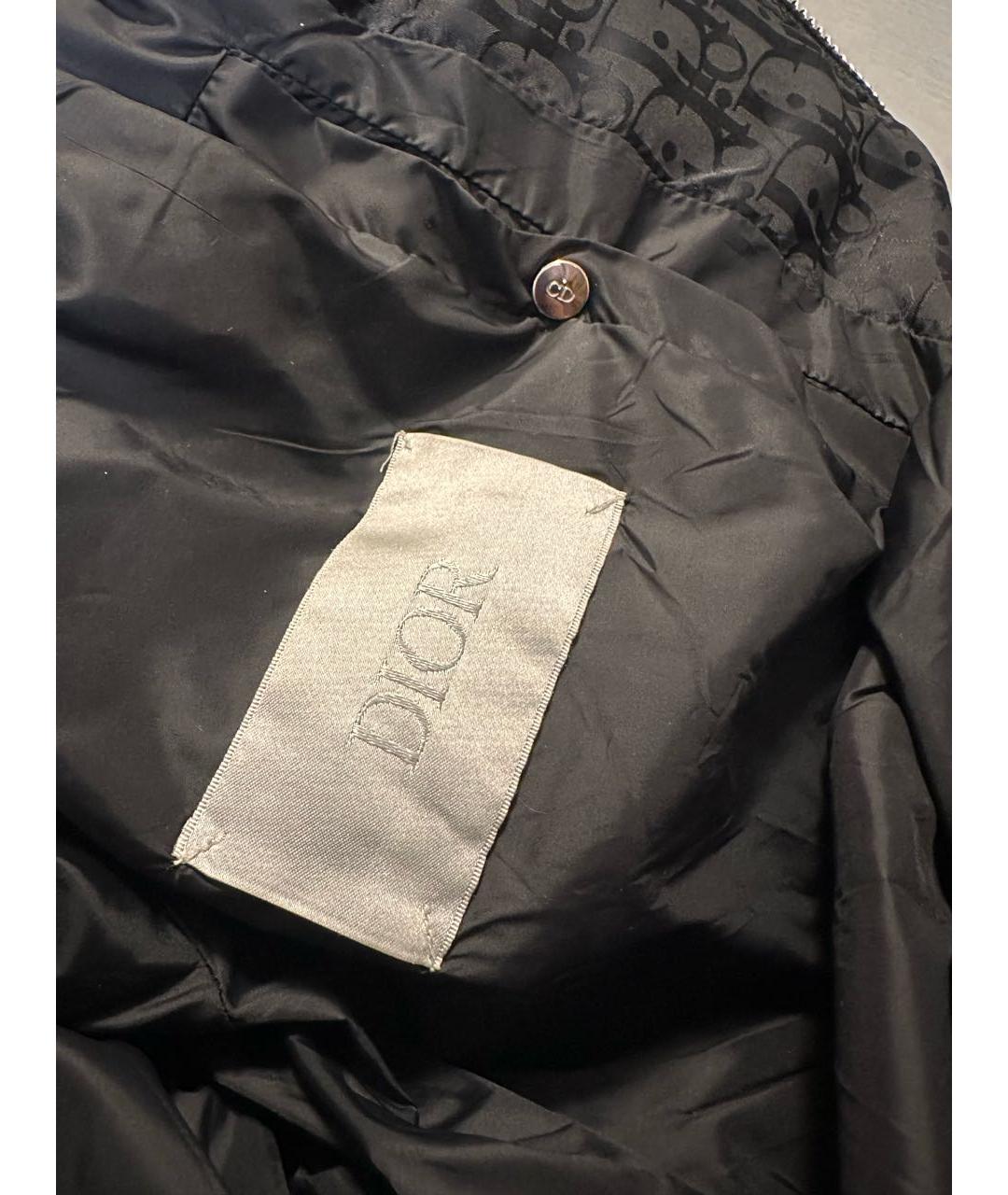 CHRISTIAN DIOR Черная полиамидовая куртка, фото 4