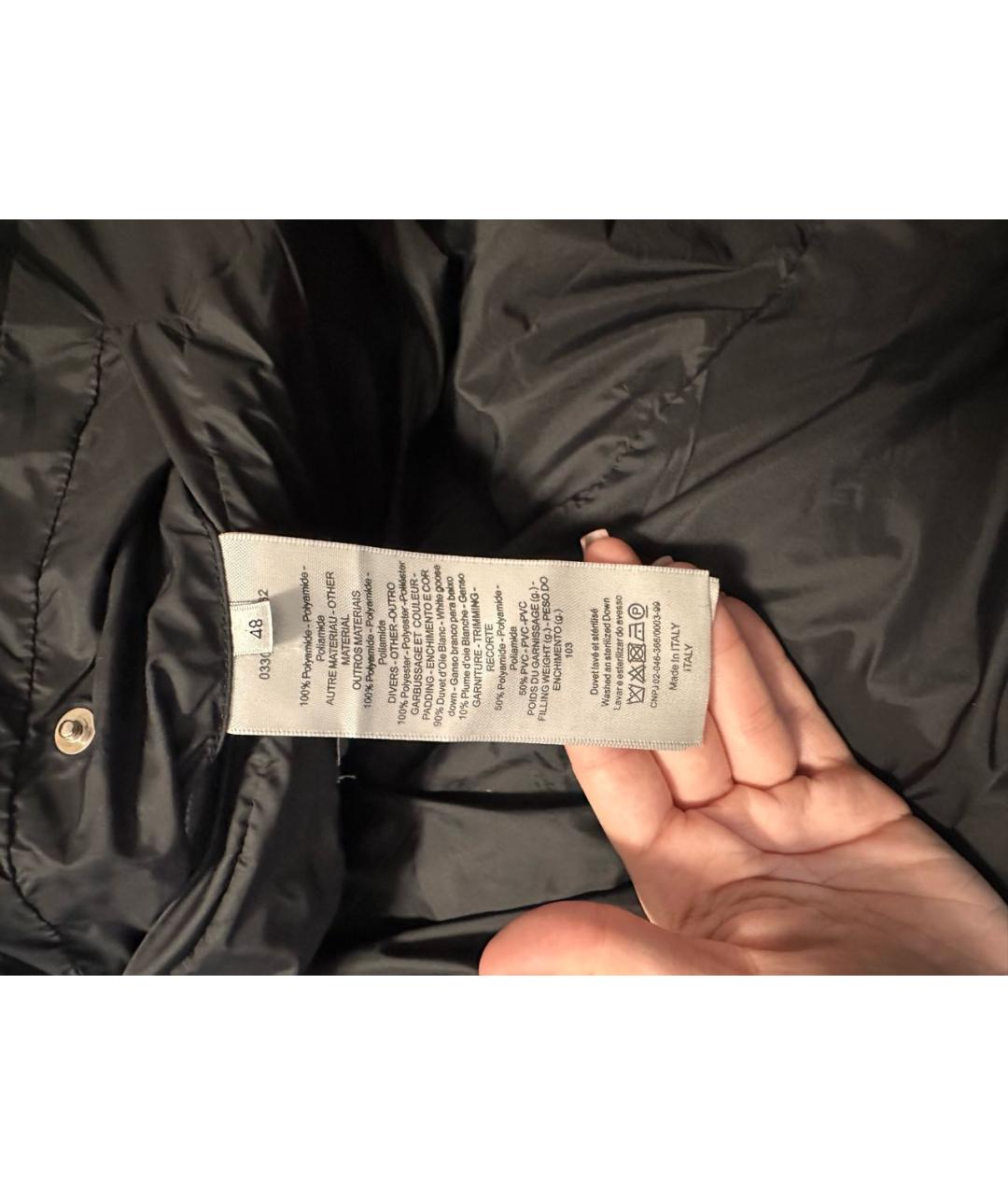 CHRISTIAN DIOR Черная полиамидовая куртка, фото 6