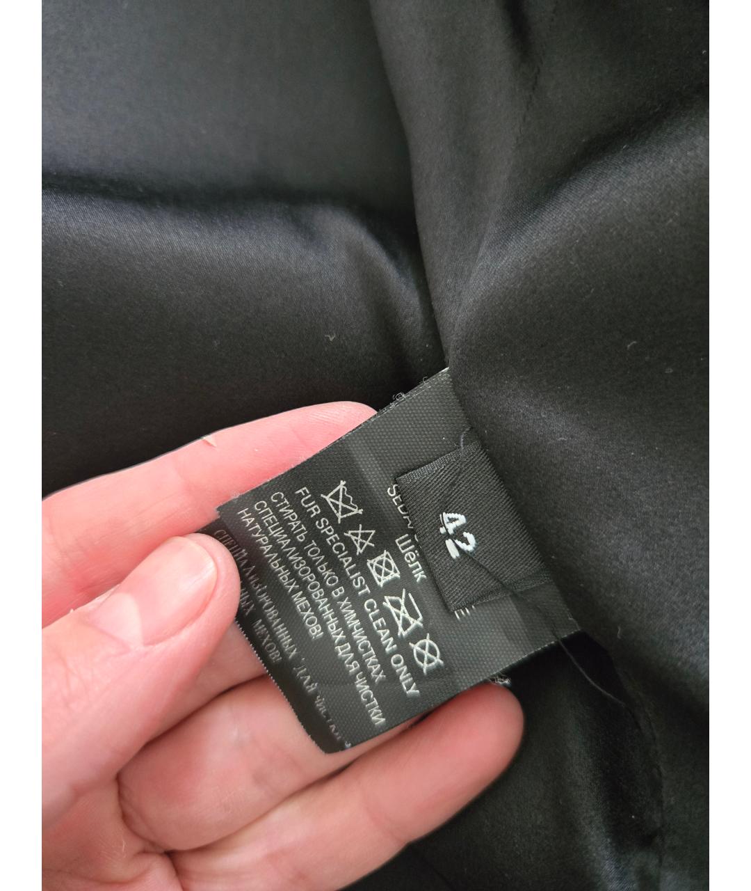 RINDI Черная меховая шуба, фото 5