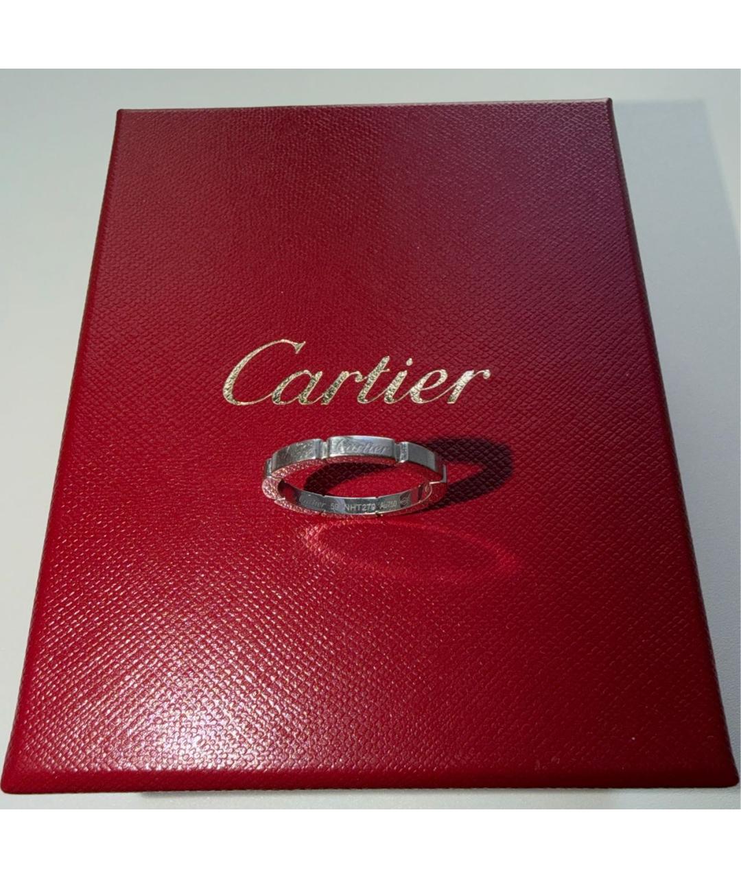 CARTIER Белое кольцо из белого золота, фото 2