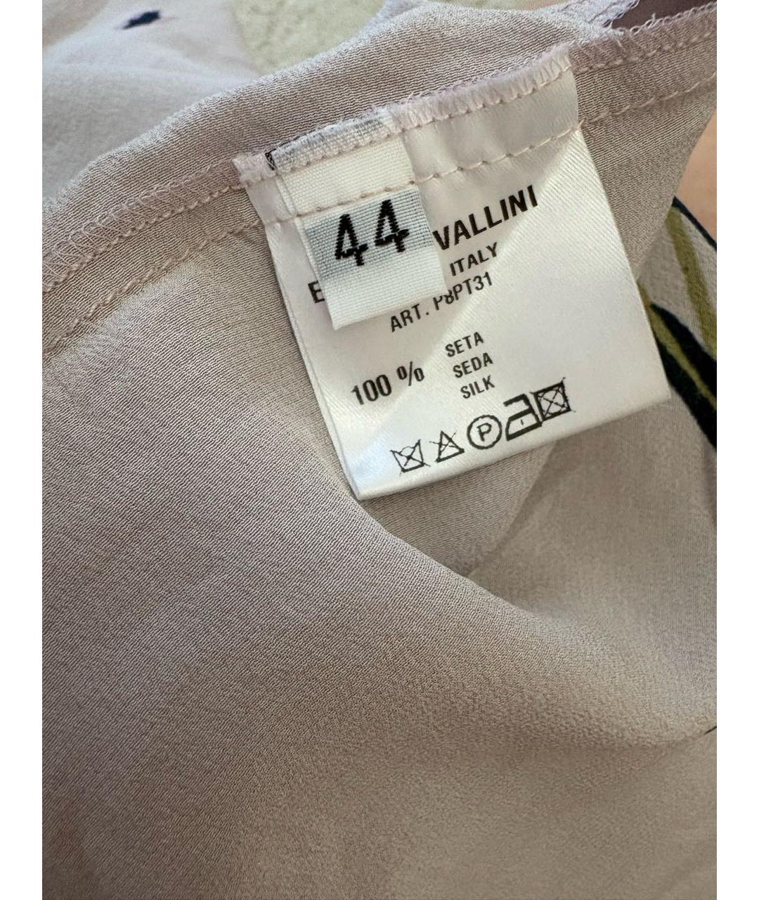 ERIKA CAVALLINI Мульти шелковая блузы, фото 6