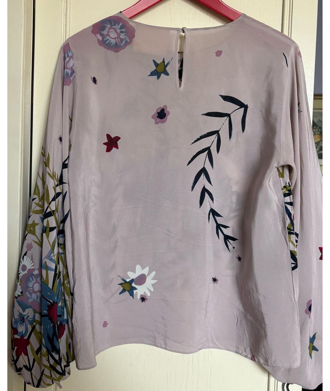 ERIKA CAVALLINI Мульти шелковая блузы, фото 4