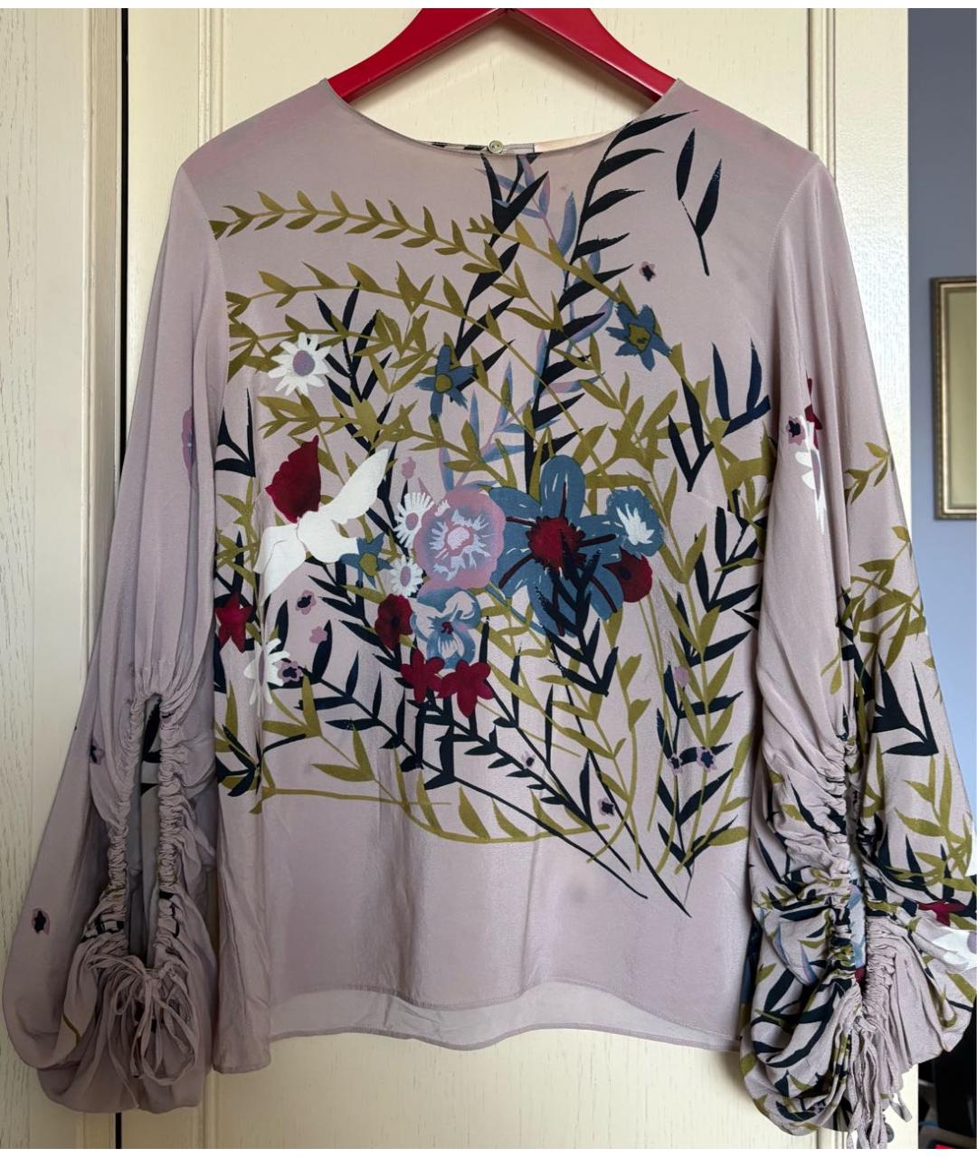 ERIKA CAVALLINI Мульти шелковая блузы, фото 7