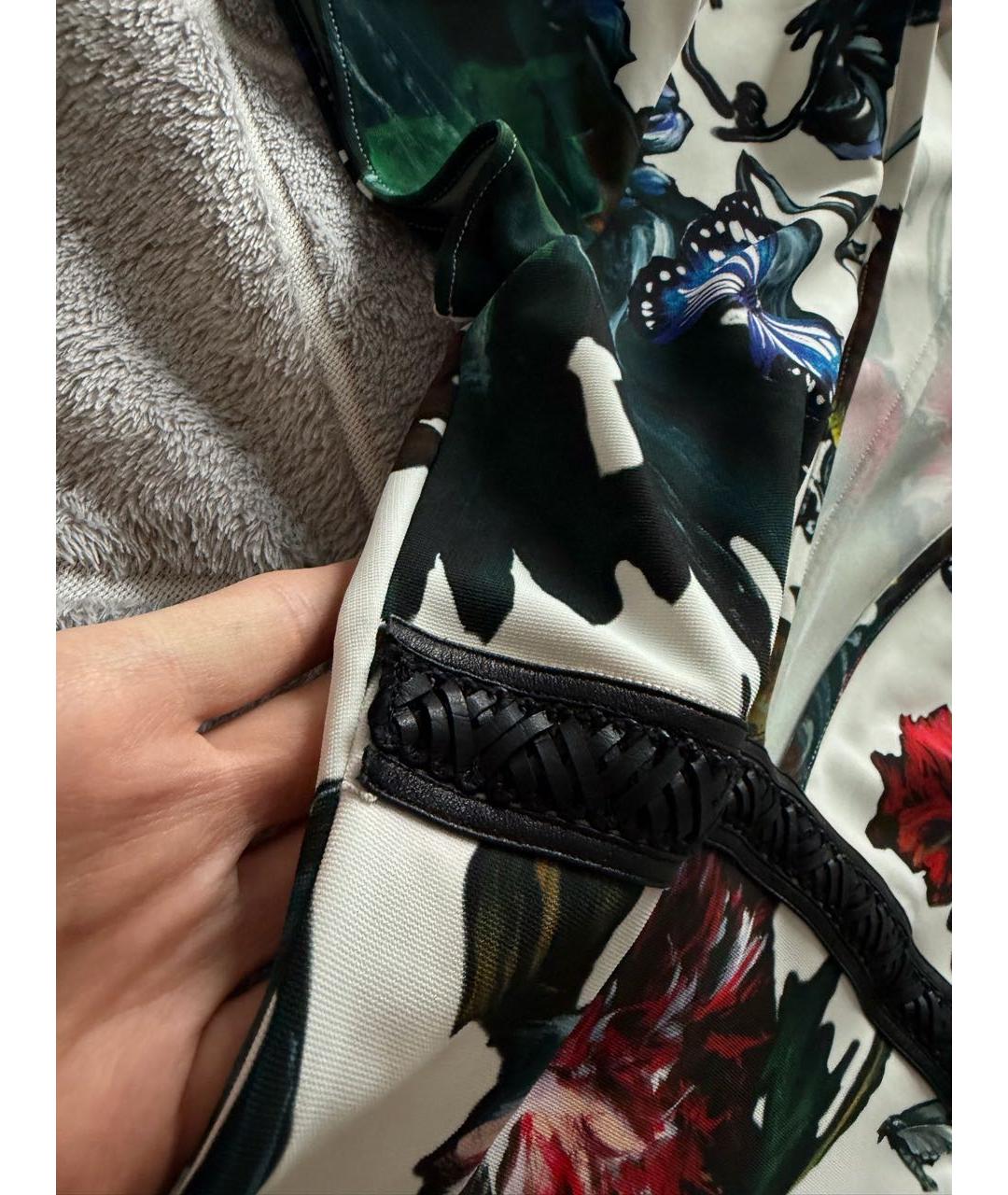 ROBERTO CAVALLI Мульти вискозное коктейльное платье, фото 5