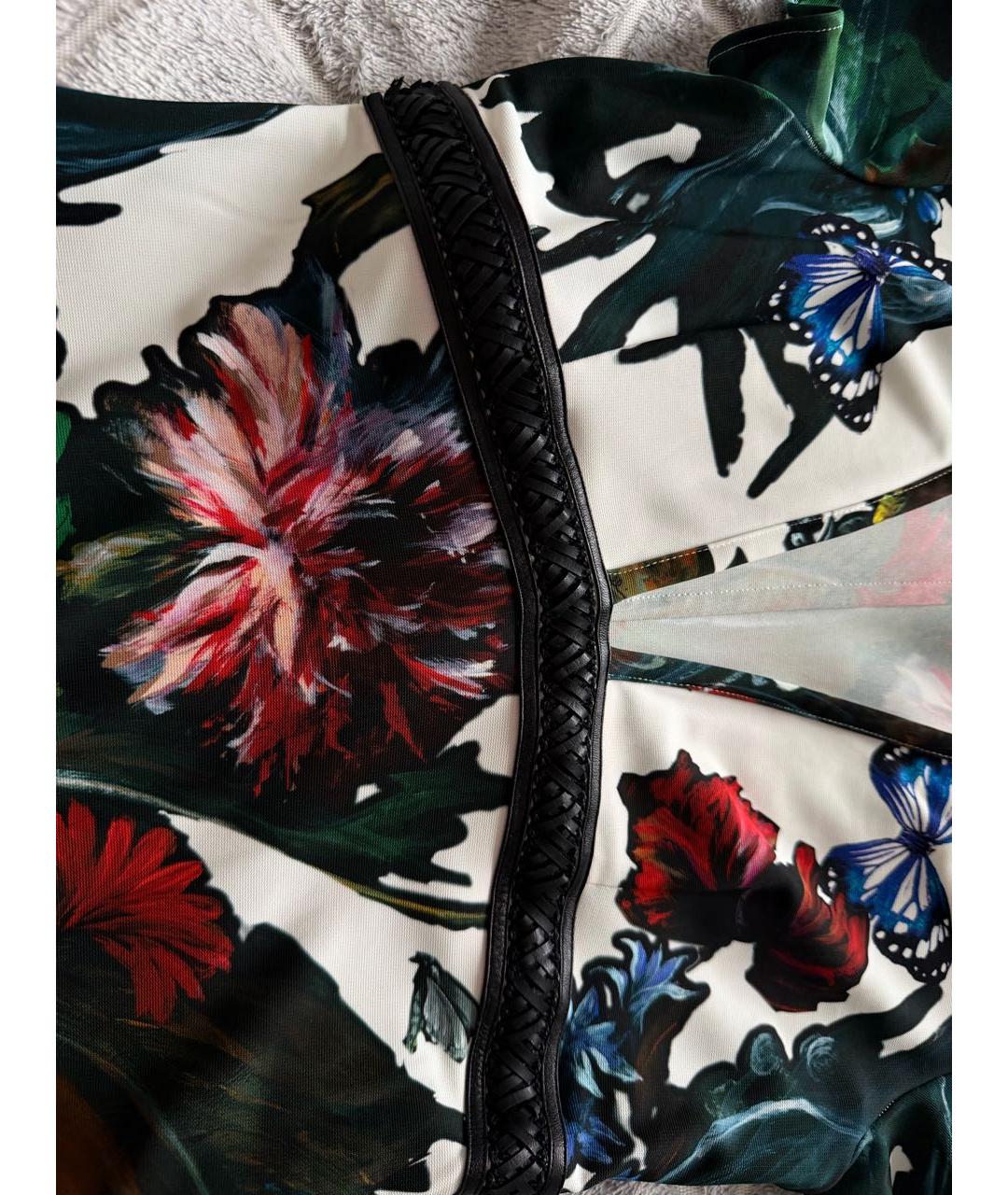 ROBERTO CAVALLI Мульти вискозное коктейльное платье, фото 3