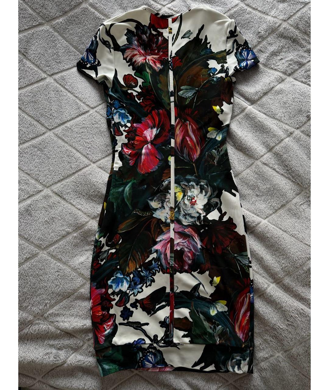 ROBERTO CAVALLI Мульти вискозное коктейльное платье, фото 2