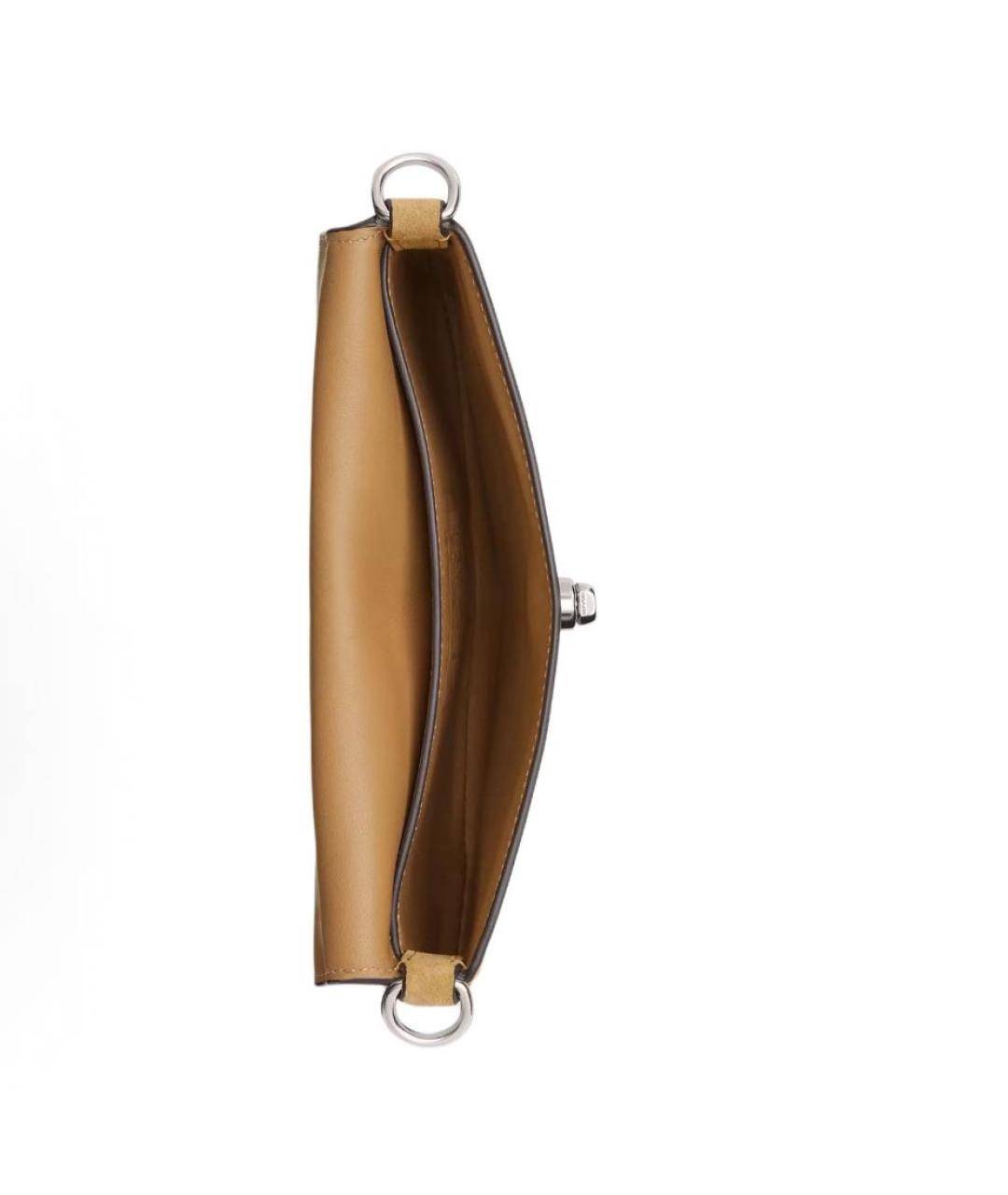 COACH Бежевая сумка через плечо, фото 2