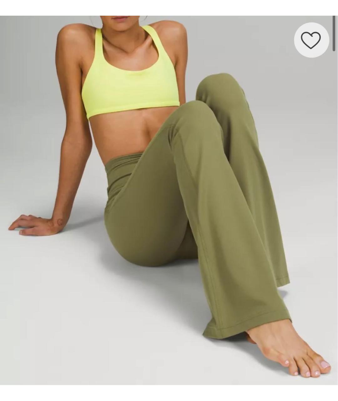 Lululemon Зеленые полиэстеровые спортивные брюки и шорты, фото 7