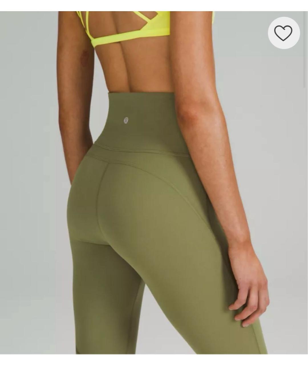 Lululemon Зеленые полиэстеровые спортивные брюки и шорты, фото 8