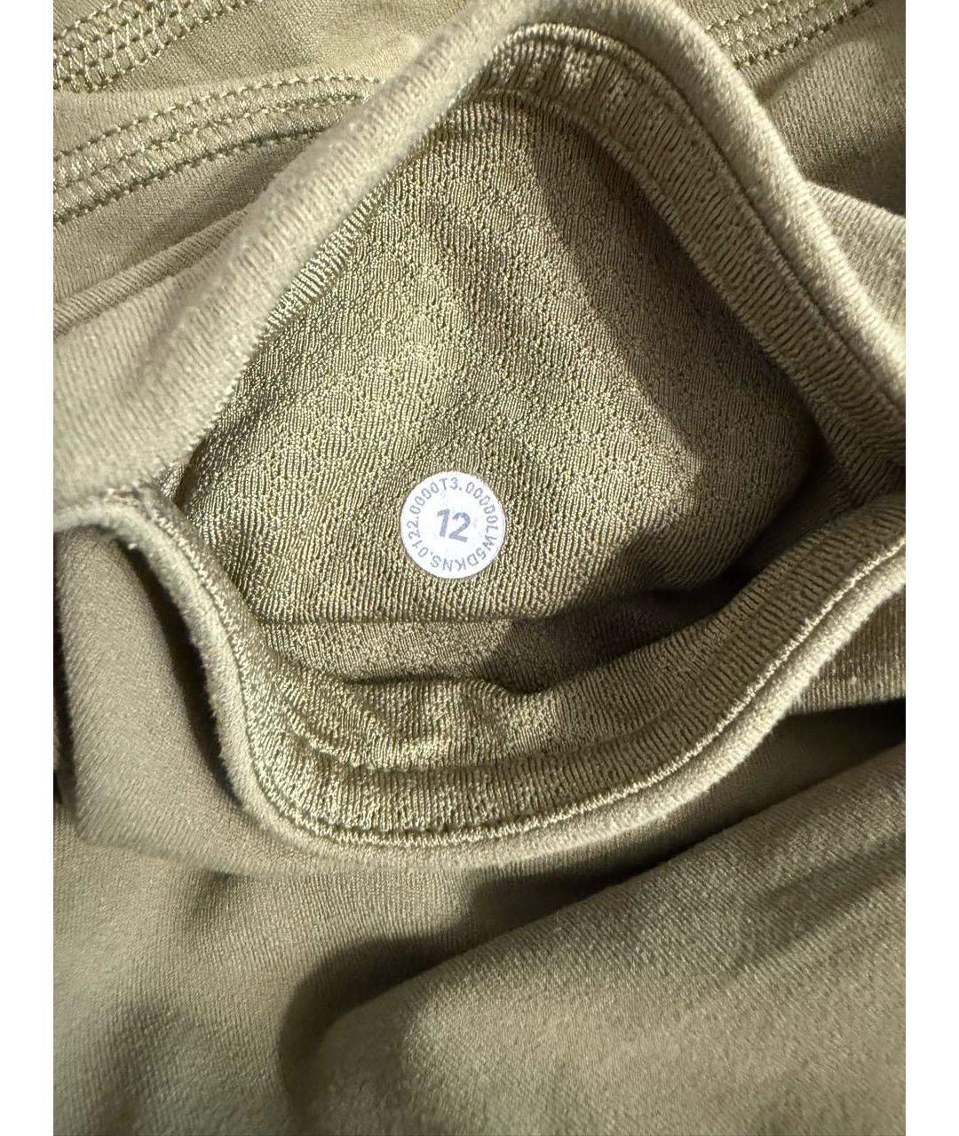 Lululemon Зеленые полиэстеровые спортивные брюки и шорты, фото 4