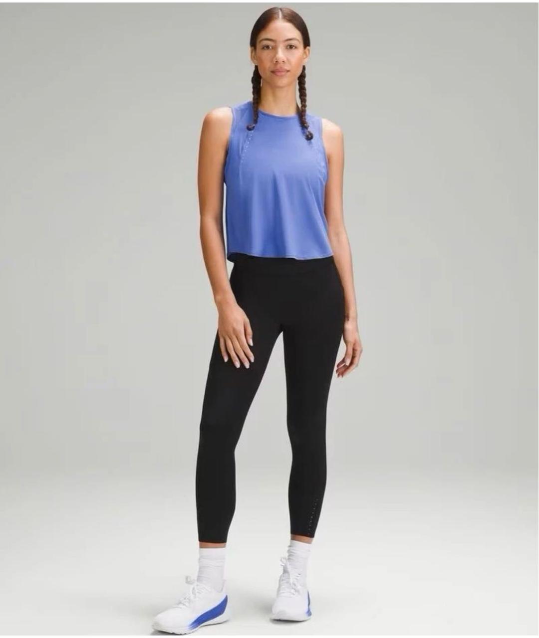 Lululemon Черные полиэстеровые леггинсы и велосипедки, фото 7