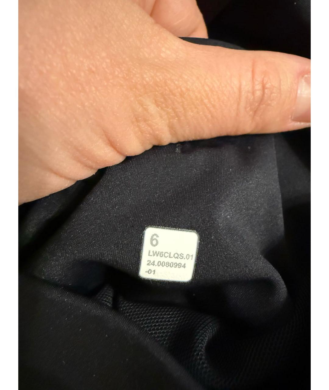 Lululemon Черные полиэстеровые леггинсы и велосипедки, фото 4