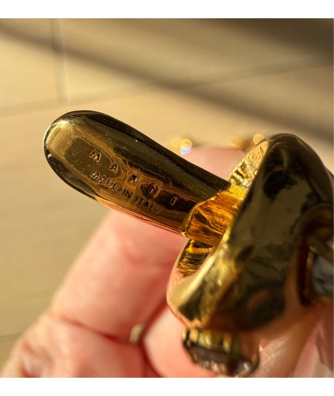 MARNI Золотой металлический комплект, фото 5