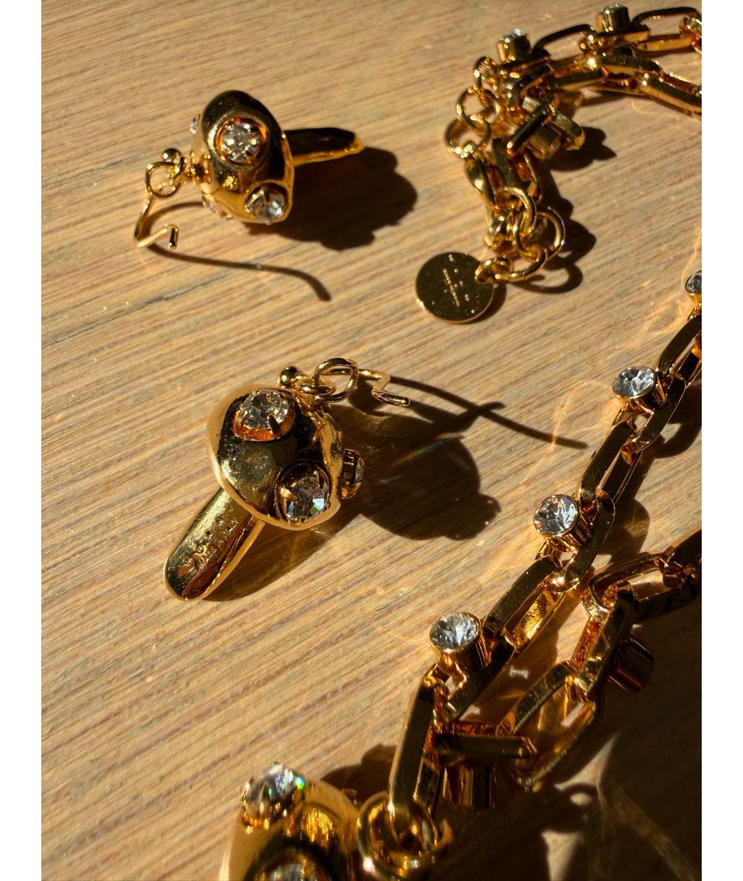 MARNI Золотой металлический комплект, фото 4