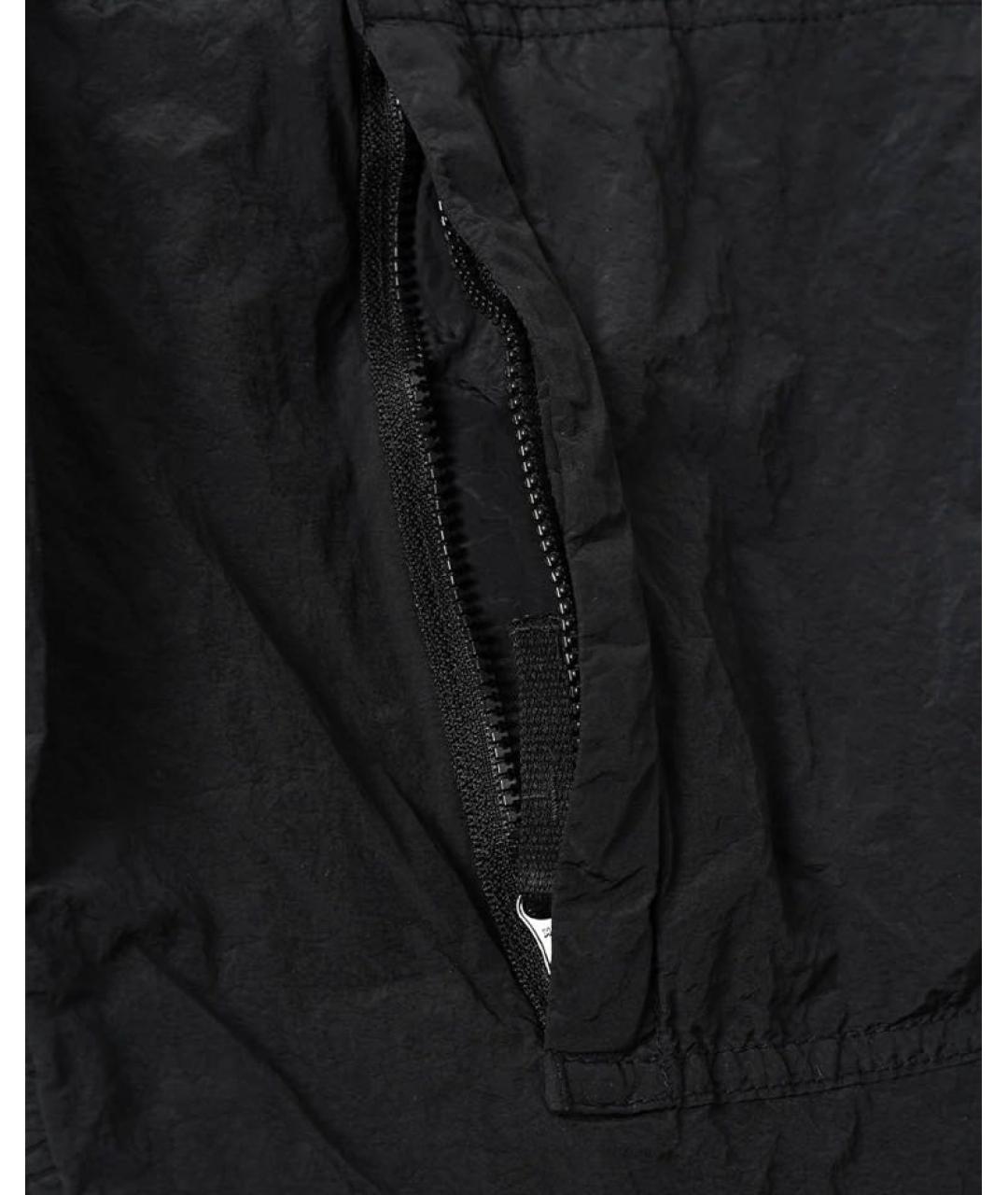 STONE ISLAND Черные полиамидовые шорты, фото 5