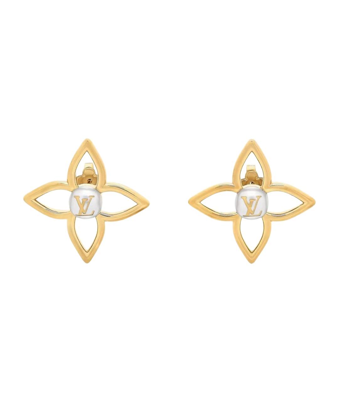 LOUIS VUITTON Золотые серьги, фото 1