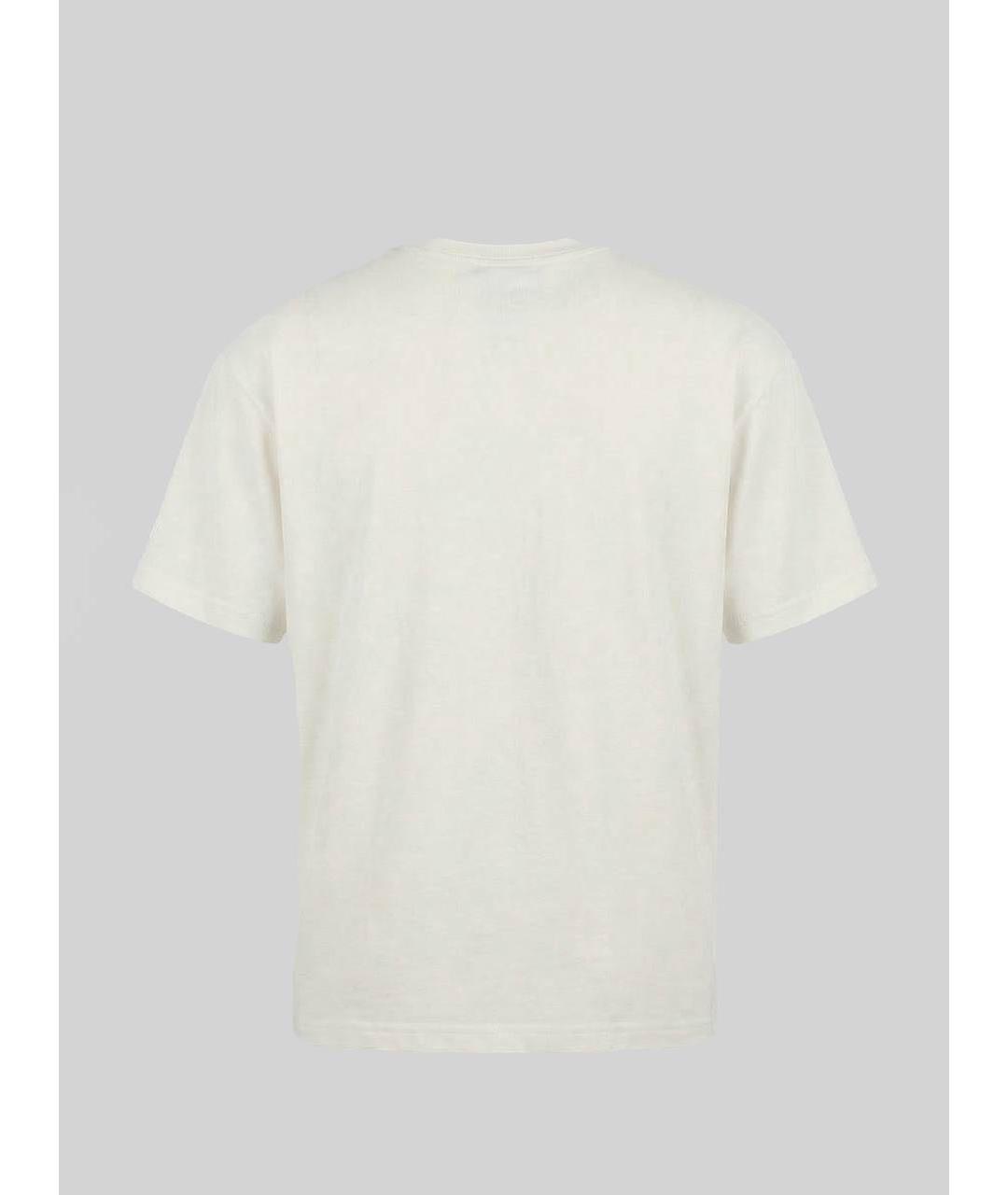 RHUDE Белая хлопковая футболка, фото 2