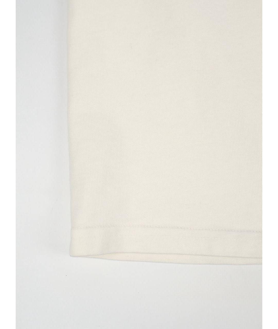 RHUDE Белая хлопковая футболка, фото 8