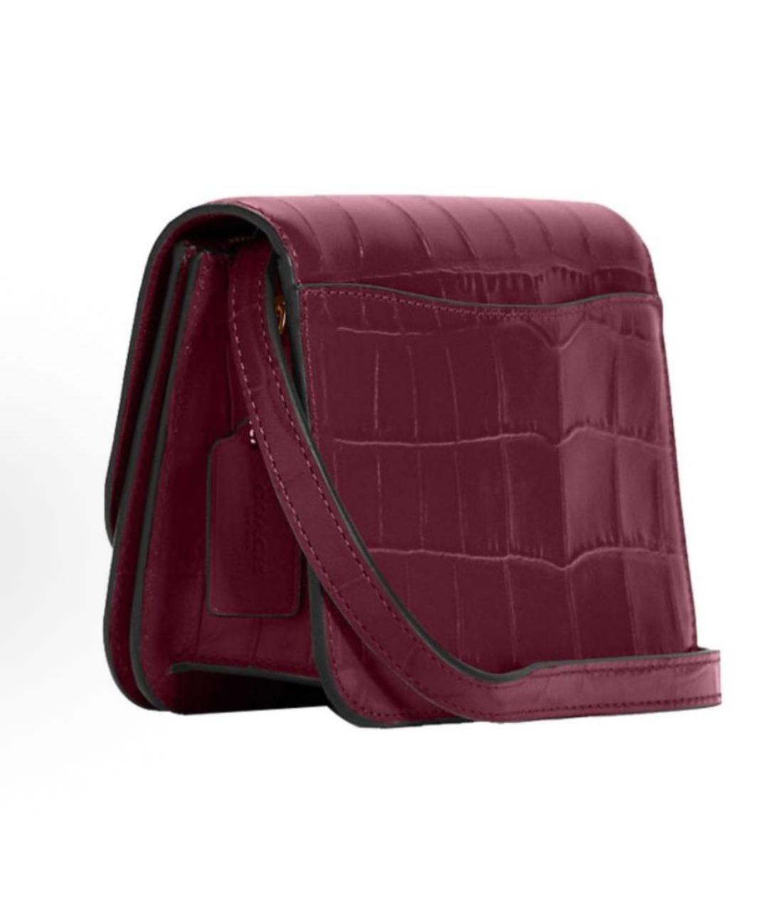 COACH Бордовая сумка через плечо, фото 2