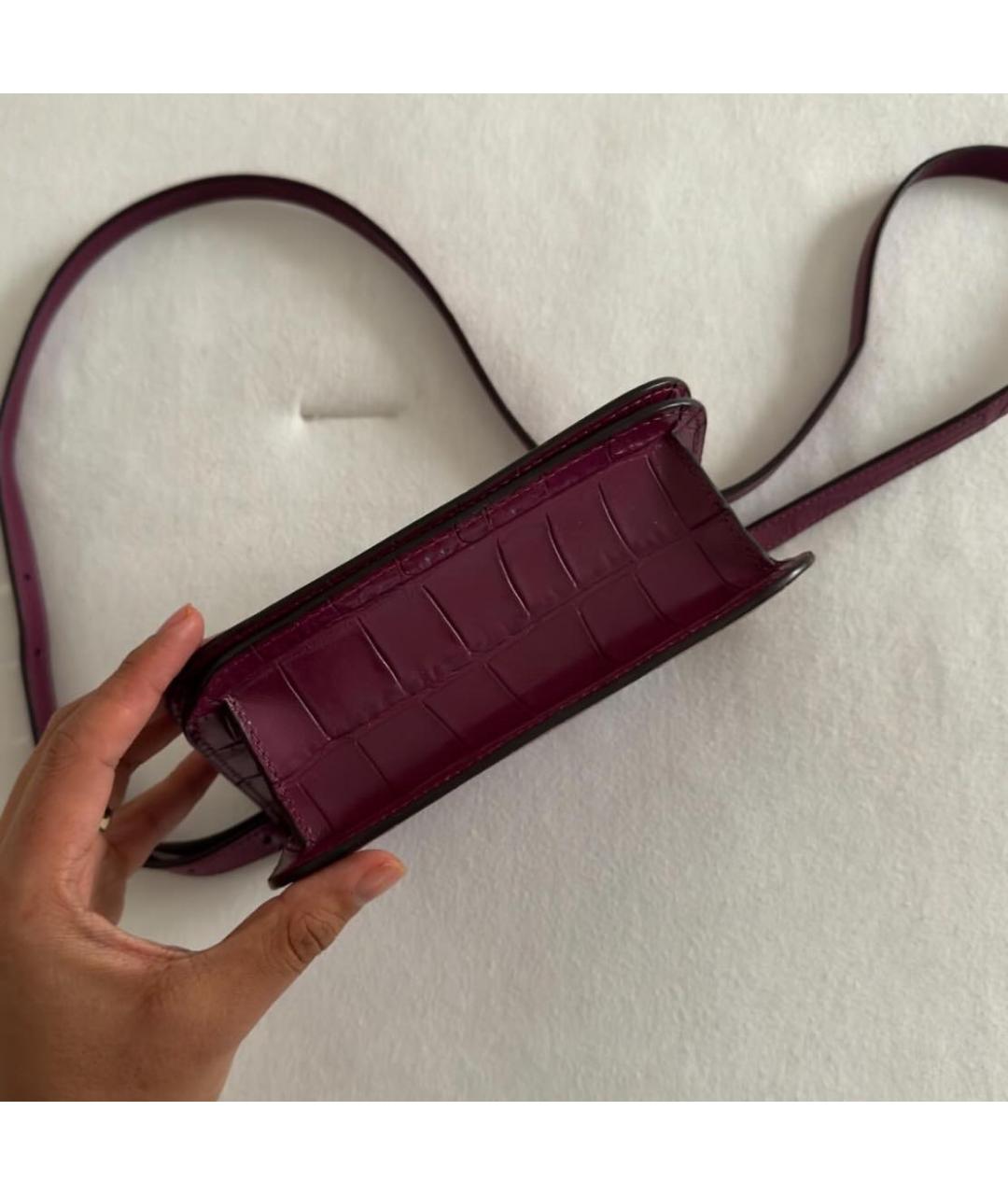 COACH Бордовая сумка через плечо, фото 6