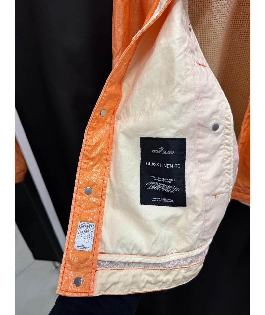 STONE ISLAND SHADOW PROJECT Оранжевая куртка, фото 6