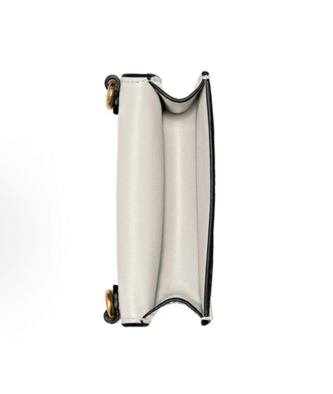 COACH Белая кожаная сумка через плечо, фото 5